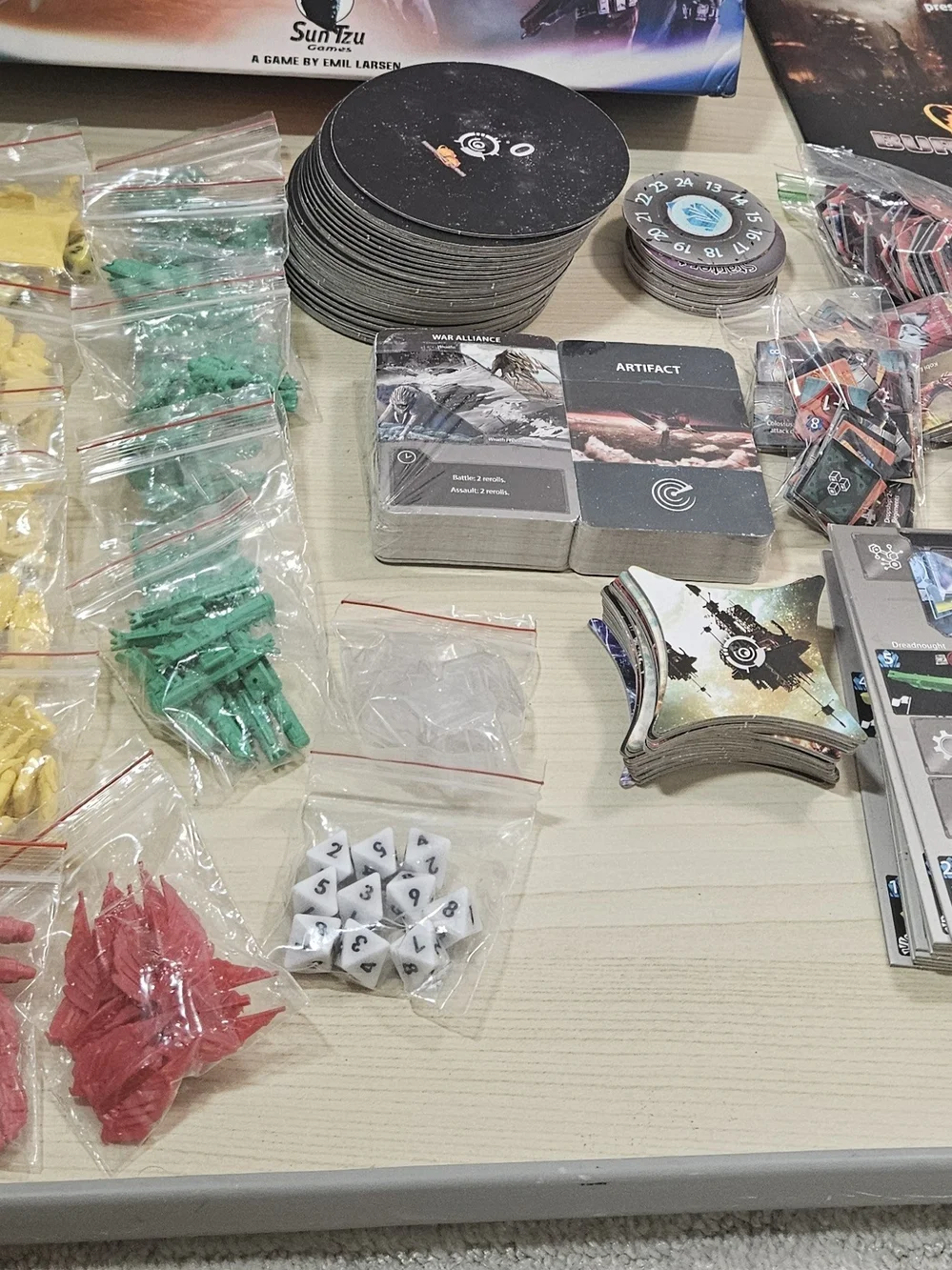Sun Tzu Games Burning Suns Board Game (Kickstarter Ed.)